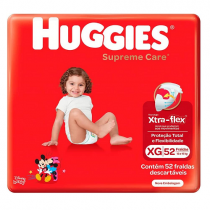 Fralda Huggies Supreme Care XG 52 Unidades