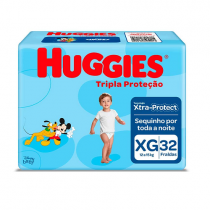 Fralda Huggies Tripla Proteção XG 32 Unidades