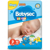 Fraldas Babysec Ultrasec Galinha Pintadinha P 46 Unidades