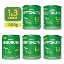 5 Latas Nestonutri 1+ 800g cada