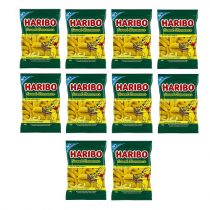 10 Unidades Bala de Gelatina Sweet Bananas Haribo 60g