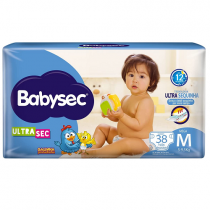 Babysec Fralda Ultrasec Galinha Pintadinha Azul M 38 Unidades