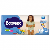 Fralda Babysec Ultrasec Galinha Pintadinha XG 30 Unidades