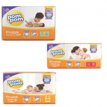 Fralda Pompom Protek Baby – P/M/G