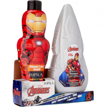 Kit Shampoo 2 em 1 Homem De Ferro 400ml