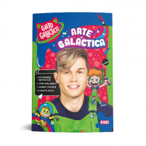 Livro Capa Dura Gato Galáctico em Arte Galáctica