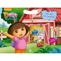 Livro Colorir Dora, a Aventureira – Um dia na fazenda