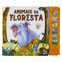 Livro Mundo dos Animais com Sons: Animais da Floresta