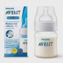 Mamadeira Anti-colic Transparente 125ml Philips Avent