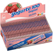 Pirulito Mastigável Yogurte 100 com 50 unidades Dori