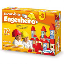 Brincando de Engenheiro 73 Peças Xalingo