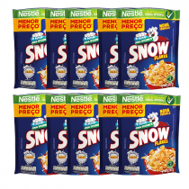 10 Pacotes Cereal Matinal Snow Flakes 120g