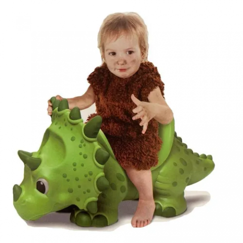 Andador Dinossauro Tricerátops Gigante Giant Dinos Roma