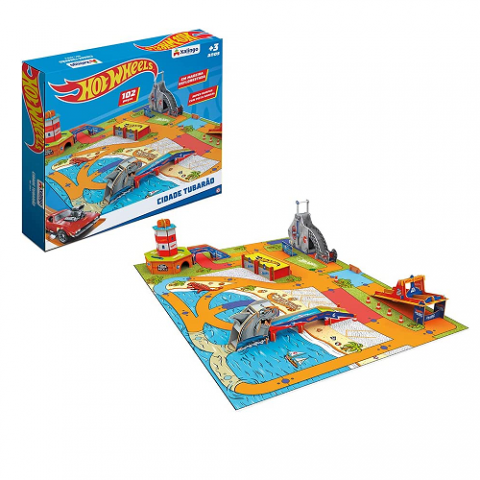 Cidade Hot Wheels Tubarão – Xalingo