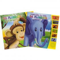Coleção Conhecendo os Sons da Floresta Macaco + Elefante
