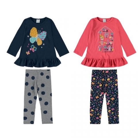 Conjunto Malwee Kids Borboletas