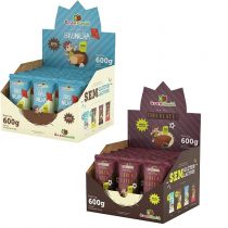 15 Minibolinhos sem Glúten e sem Lactose Grani Amici sabor Baunilha ou Chocolate