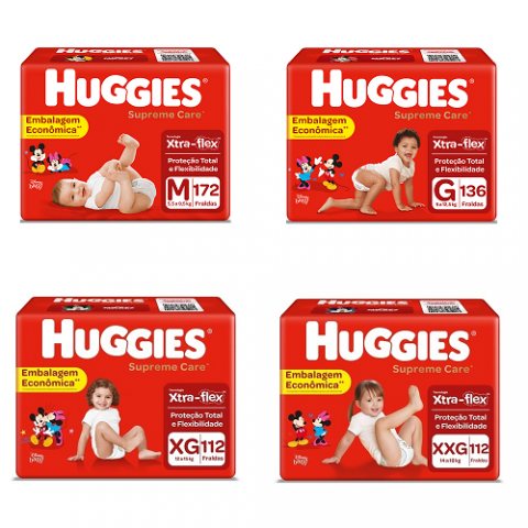 Fralda Huggies Supreme Care Giga