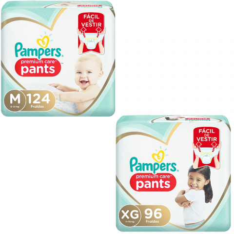 Fralda Pampers Pants Premium Care