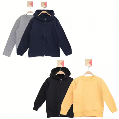 Kit 2 Jaquetas Moletom Candy Kids