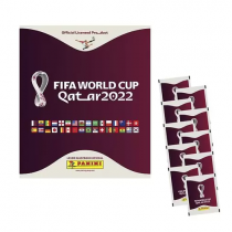 Álbum Brochura + 10 Envelopes de Figurinhas da Copa Do Mundo Qatar 2022