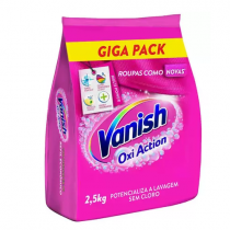 Vanish 2,5kg Multi Power Oxi Action em Pó sem Cloro para Roupas Coloridas