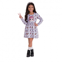Vestido Brandili Manga Longa Lol
