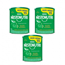 3 Latas Nestonutri Edição Limitada 800g cada