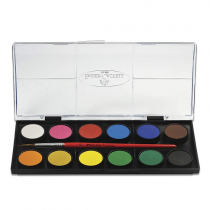 Aquarela Pastilha 12 Cores – Faber-Castell