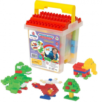Balde Blocos de Montar 64 Peças