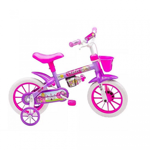 Bicicleta Infantil Aro 12 Violet Nathor