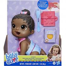 Boneca Baby Alive Hora da Papinha Negra