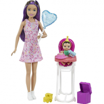 Boneca Barbie Skipper Babá Aniversário