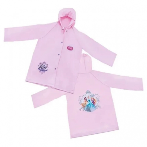 Capa de Chuva Infantil com Capuz Princesas