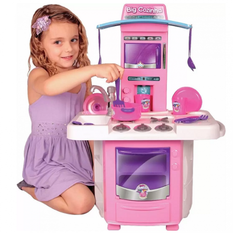 Cozinha Infantil Completa com Acessórios Big Star