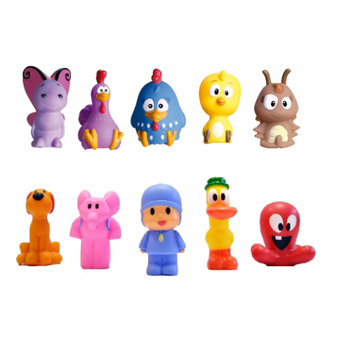 Dedoches Galinha Pintadinha ou Pocoyo