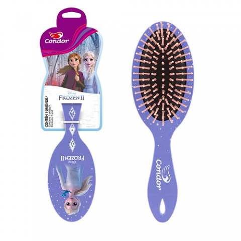 Escova Frozen Almofadada Estampada Condor