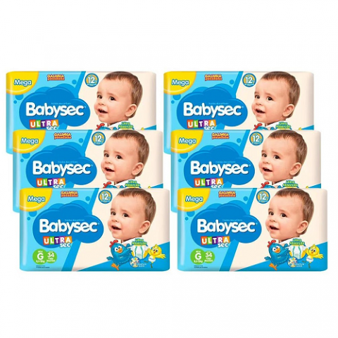 Fralda Babysec Ultrasec G 204 Unidades