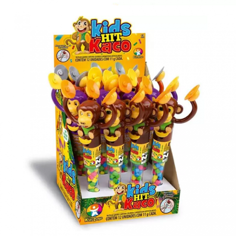 Kit 12 Unidades Brinquedo Com Pastilhas Kids Kaco Hit