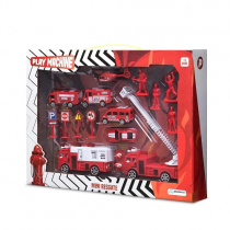 Kit Bombeiro Mini Resgate Play Machine Multikids