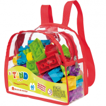 Mochila Blocos de Montar 60 Peças – Tand Kids