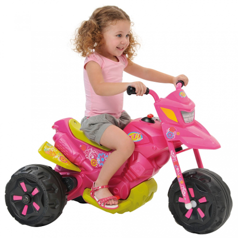 Moto Elétrica Bandeirante XT3 Fashion 6V Rosa