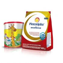 Composto Lácteo Piracanjuba Excellence 800g + Lata Colecionável Sortida