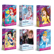 Quebra Cabeça Princesas Disney 60 Peças