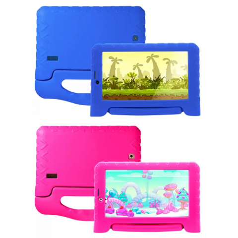 Tablet Multilaser Kid Pad Plus 16GB 7” 3G/Wi-Fi com Android Oreo (Go) Quad-Core com Câmera Integrada