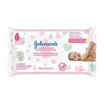 Toalhas Umedecidas Johnson’s Baby Extra Cuidado 48 Unidades