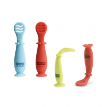 Colheres de Treinamento Fase 1 e 2 com Ventosa Yummy! Fisher-Price
