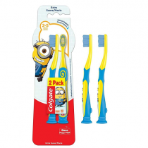 Pack 2 Unidades Colgate Escova Dental Minions 2 a 5 Anos