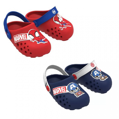 Babuche Grendene Kids Marvel Cute Hero