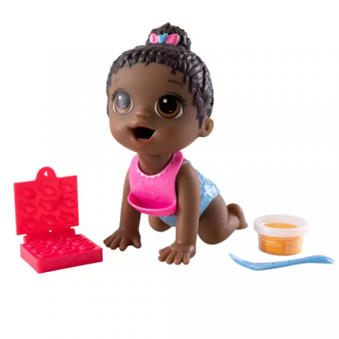 Baby Alive Hora da Papinha Negra com Acessórios Hasbro